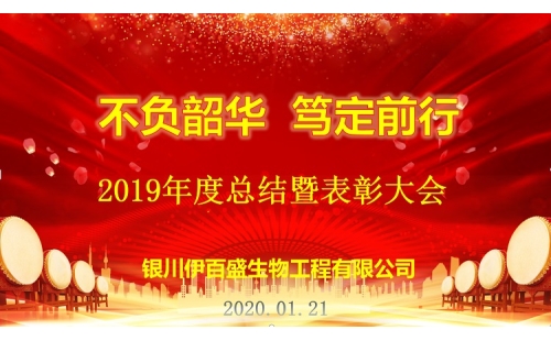 “不負(fù)韶華，篤定前行”2019總結(jié)表彰暨新春年會(huì)圓滿(mǎn)成功！